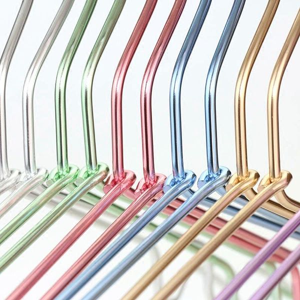 

hangers & racks 10pcs/lot metal drying clothes hanger/