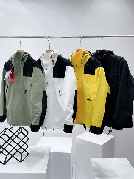 

new spring mens jacket british style cyberpunk casual streetwear zipper outdoor hood windbreaker mens coat hoodies north jackets for man, Black;brown