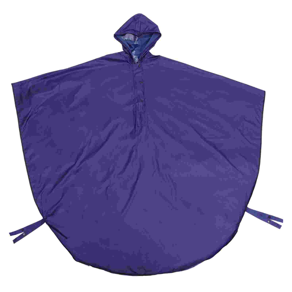 

raincoats 1pc waterproof raincoat handicapped rain cape wheelchair coat (navy)