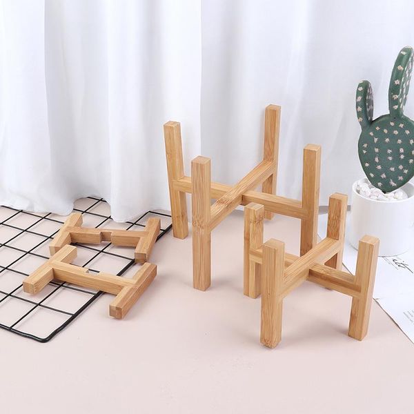 

flower pot rack strong standing bonsai holder home garden indoor display plant stand shelf wood planter pot trays