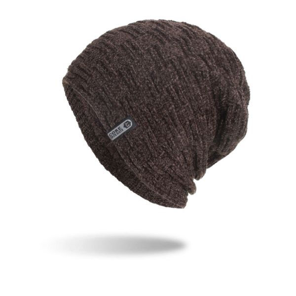 

winter new design sport cloth label knitting wool elastic skull caps for gift, Blue;gray