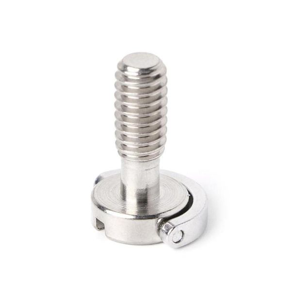 

1/4-inch camera screw stainless steel tripod head quick-mounted screws fast-dismantling plate groove word lengthened screws k7o2