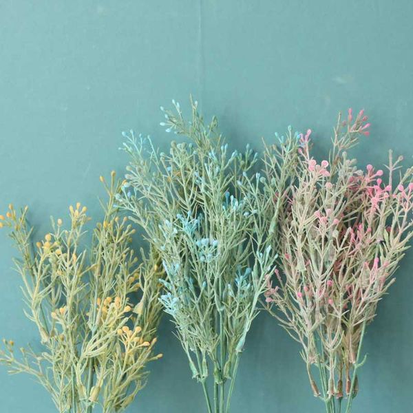 

decorative flowers & wreaths 1pc berry plastic artificial flower for diy home decoration floral arrangement material wedding party plants wa