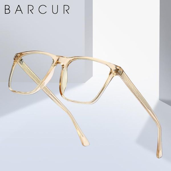 

sunglasses barcur square anti blue light reduce glare blocking rays computer glasses women men gaming study prescription lense, White;black