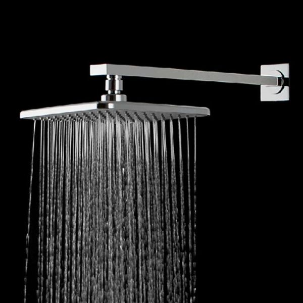 

bathroom shower sets vidric modern wall mount chrome finish 8 inch faucet bath mixer taps + brass arm abs handshower v