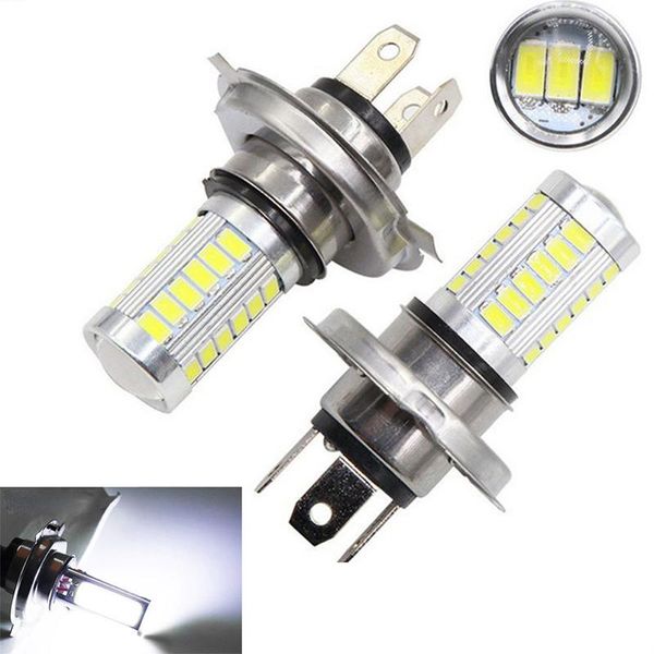 

h4 led lamp car headlight 33 smd 5630 5730 light bulb auto automobile fog light