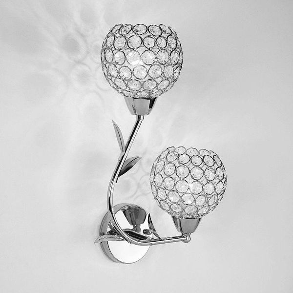 

ac85-285v e27 creative crystal led wall light decorative lighting sconce modern wall lamp r9jf