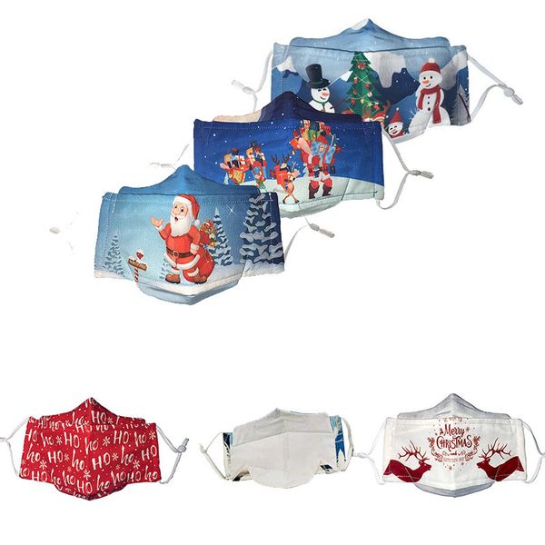 

high-quality masks the can pass through the filter, printed winter cold proof and warm cotton mask xatd