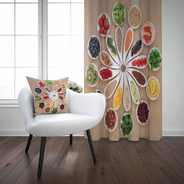 

curtain & drapes else presentation of spices in small plates 3d print living room kitchen window panel set combine gift pillow case