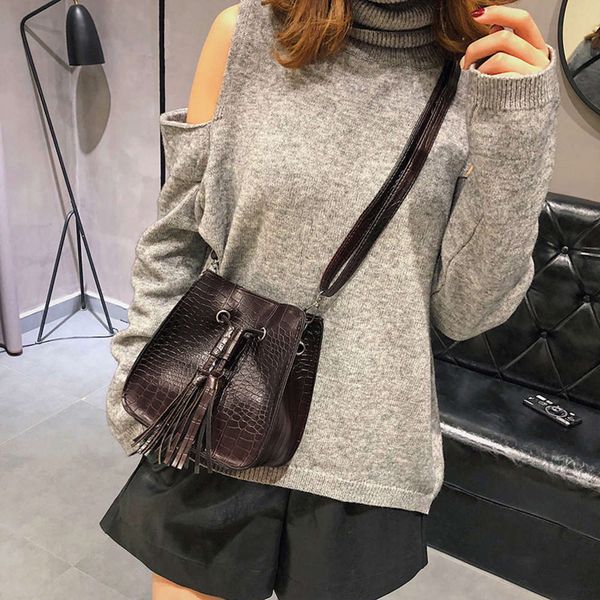 

hbp shoulder bucket mori small women's new fashion korean chic messenger bag