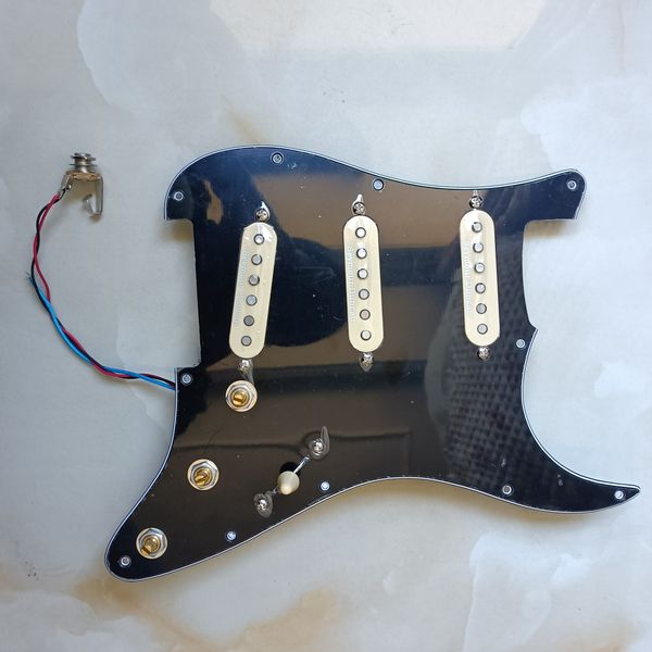 Обновление предусмотренных SSH Pickguard Пикапы Black WK WVS Пикапы Multifunction 7 Way Switch для FD Guitar