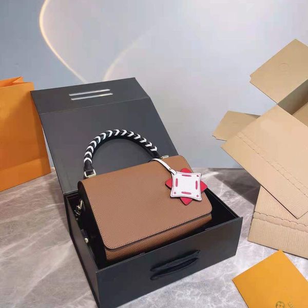 

2021 limited edition designer shoulder bag evening bags classic leather tote handbag tide brand luxury crossbody female