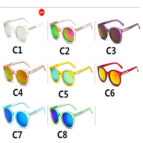 

2018 new women mirror nail fashion style box sunglasses women men brand arrow transparent membrane oculos feminino