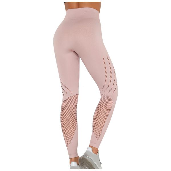

women leggings hip lifting practice fitness running high tail elastic gym mesh broek slim workout needless legginssale, Black