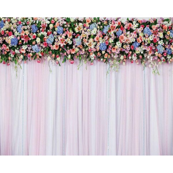

party decoration colorful daffodil chrysanthemum backdrop baby shower birthday room decor po booth studio prop