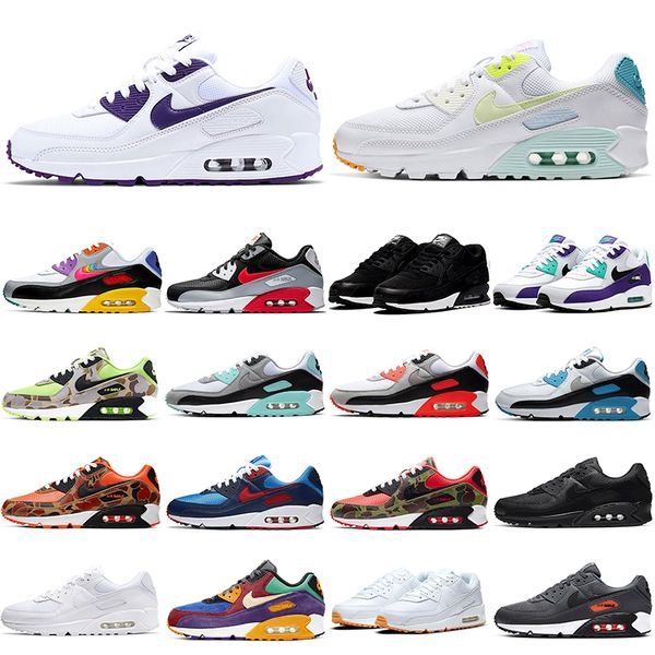 

classic new max 90 running shoes bubble pack white reverse duck camo triple black viotech bright orange be true court purple pastel infrared