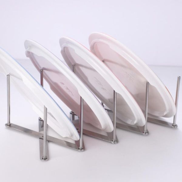 

kitchen storage & organization plate adjustable extendable rack multifunction dish supplies stainless steel multipurpose flexible pot lid