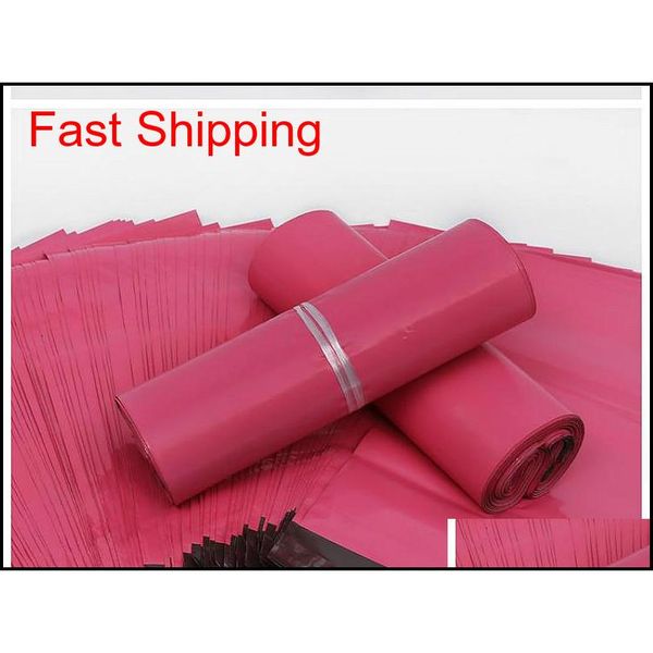 

100pcs/lot pink poly mailer 10*13 inches express bag 25*35cm mail bags envelope/ self adhesive seal qyllav bdefashion, Silver