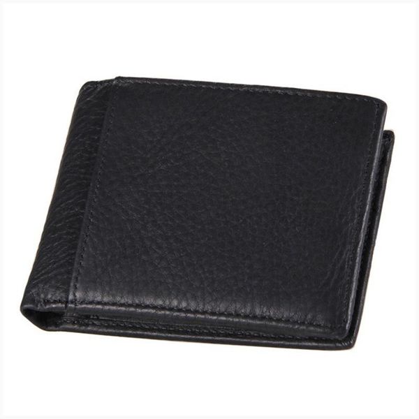 

wallets yambuto retro leather men's wallet short bank holder zipper coin purse suitable for 8 cards, Red;black
