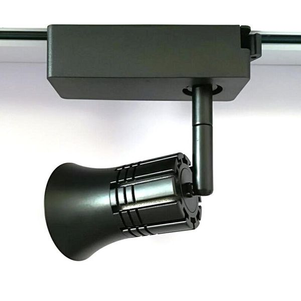 

led track light cob rail spotlights lamp leds tracking fixture spot lights bulb for store shop mall exhibition