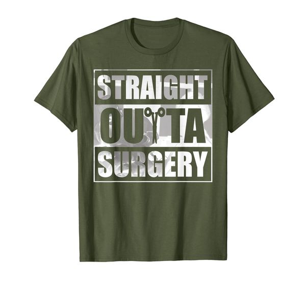 

Straight Outta Surgery Recovery Get Well Patient Gift T-Shirt, Mainly pictures