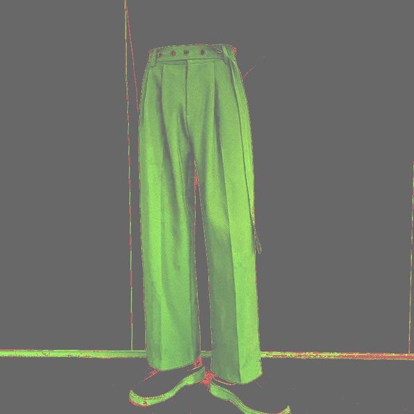 

men's pants elastic waist ribbon suit men loose casual wide leg straight male fashion black white pant long trousers man