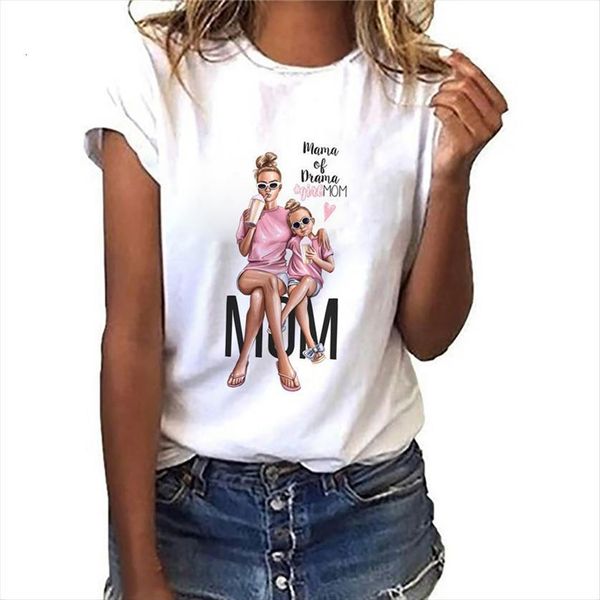 

harajuku womens retro super mama t shirt fashion tee female, White