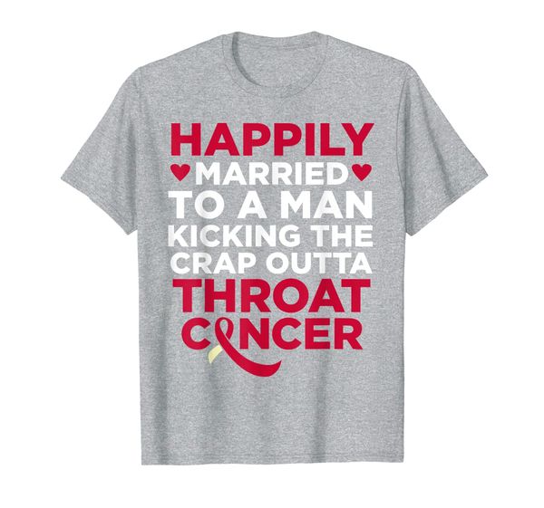 

funny husband fighting throat cancer wife support quote, White;black
