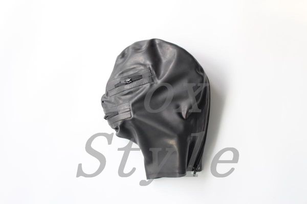 

party masks cross-dresser rubber hood latex mask