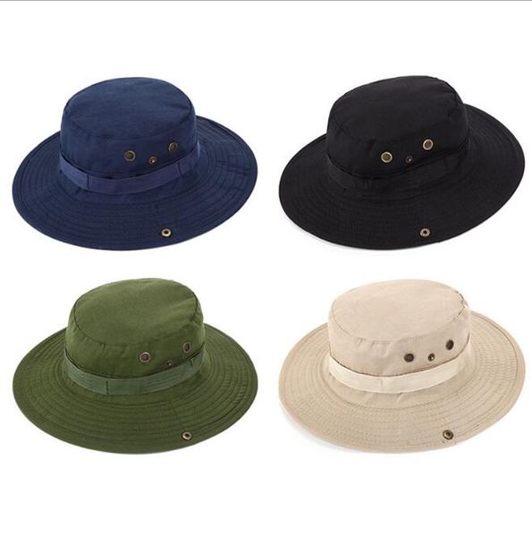 

new arrival casual ourdoor sunshade hat cap homburg travel fishing west cowboy fashion bucket hats for menps2951, Blue;gray