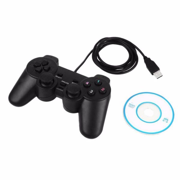 

game controllers & joysticks gasky usb wired controller gamepad gaming joypad joystick control windowsxp 7 8 pc computer lapblack
