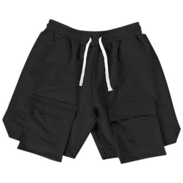 

men's shorts 2022 running sports men 2 in 1 gym loose sport jogging fitness workout training tennis short pants, White;black