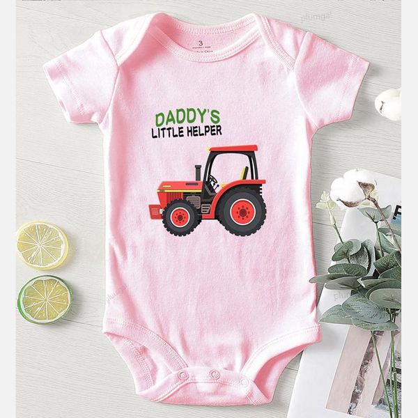 

outfits for boys children jumpsuits baby girls clothes winter romper daddy's little helper printed infant clothing, Blue