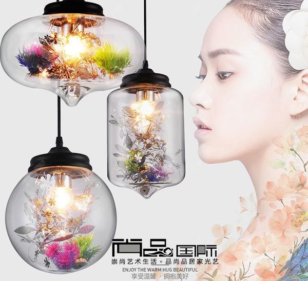 

modern led glass ball lustre pendente light fixtures hanging lights commercial lighting kitchen dining bar dining room