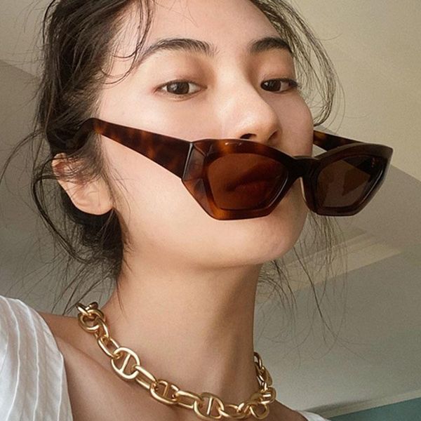 

sunglasses europe and the united states personality irregular 2021 fashion retro show street pography, White;black