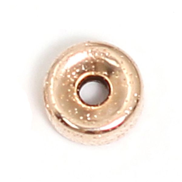 

beadsnice 14k rose gold filled circle bead caps diy metal jewelry findings, Black