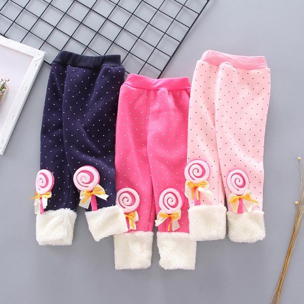 

trousers baby kids girls autumn dot candy soft brushed print pants legging clothes 2021 children casual pantalones dropship, Blue
