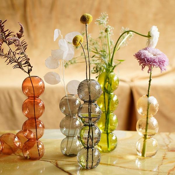 

vases o.roselif crystal ball bubble glass flower arrangement hydroponics floral diy art ware bar office home decor