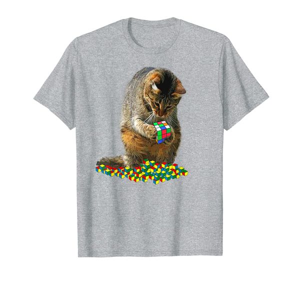 

Funny Cat playing with Cool Rubik Cube T-shirt, Mainly pictures