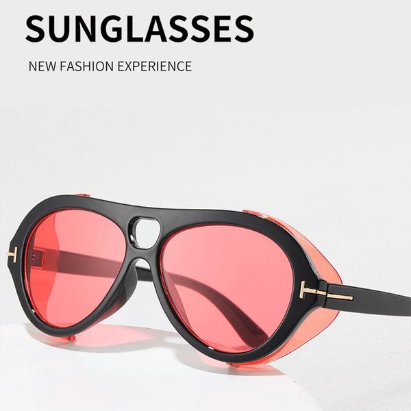 

sunglasses brand designer goggle windproof men women fashion shades uv400 vintage glasses for, White;black