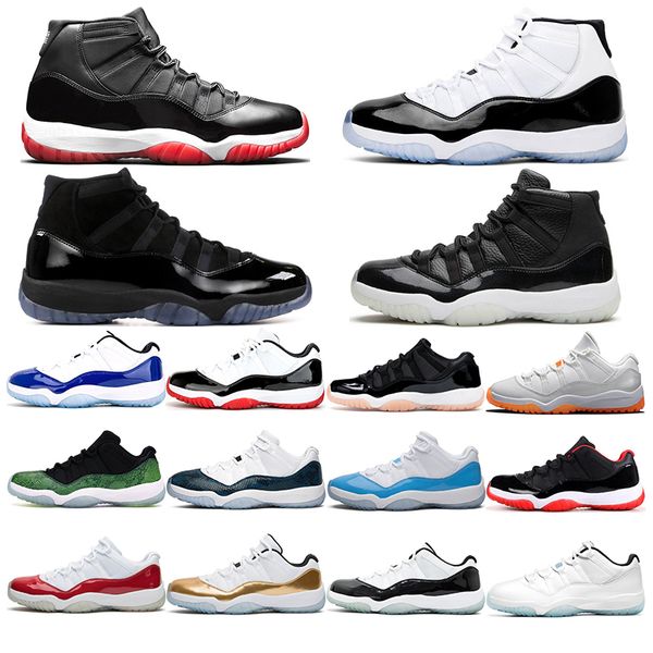 

with box men women 11s 11 basketball shoes bred win like 82 25th anniversary white bred green snakeskin unc mens trainer sports sneakers