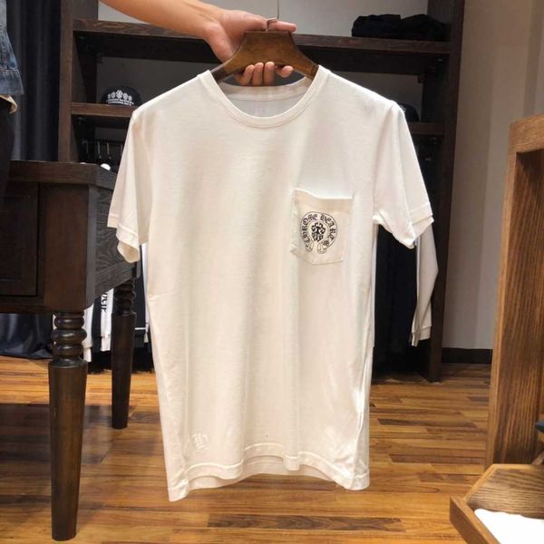 

crosin print trendy blue cross short sleeve t-shirt unisex, White;black