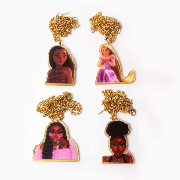 

pendant necklaces custom logo earrings and character picture necklace, Silver