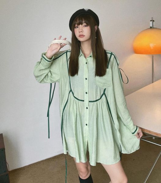 

casual dresses bethquenoy green collar dress women clothes autumn vestidos de mujer strapless lacing long sleeve, Black;gray