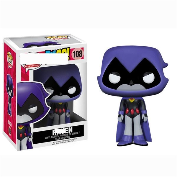 

funko pop young titan attack raven crow hand doll model toy 108#