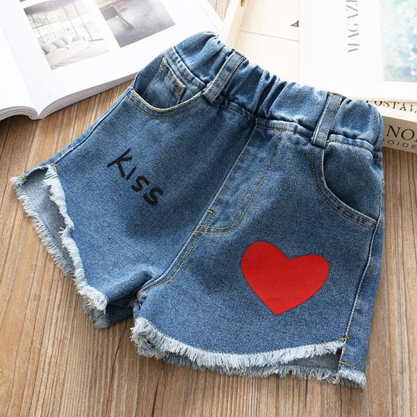 

shorts little girls pants children's baby denim summer kids girl jeans fashion clothing soft comforable beach, Black