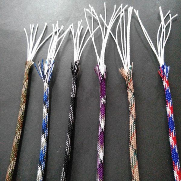 

yingtouman 7 strand 50m/lot luminous climbing survival equipment the forest camouflage umbrella rope strong binding paracord