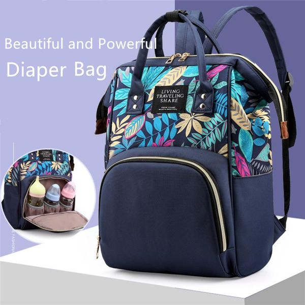 

diaper bags mummy bag baby shoulder oxford cloth large capacity fashion outdoor traveling leisure printing