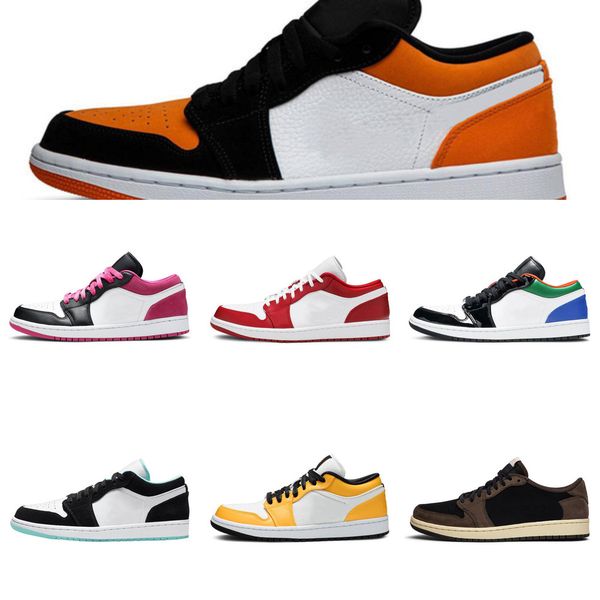 

ightweight 1 1s low basketball shoes men women gym red royal yellow multi-color black cyber mens trainers sport sneakers 36-451k7xqugl