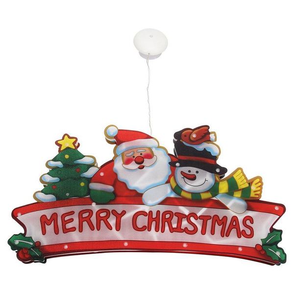 

party decoration xmas led shopwindow suction cup lamp decorative christmas colorful lights